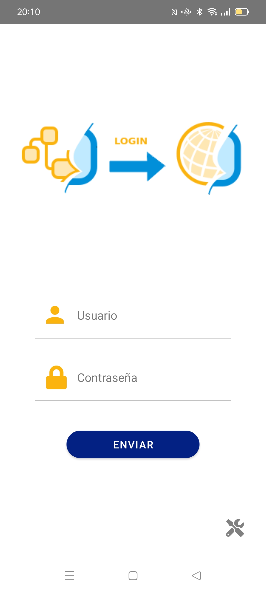  Figura 2: Pantalla de inicio que nos solicita usuario y contraseña. 