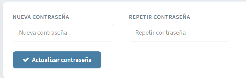 Figura 2: Cambiar contraseña