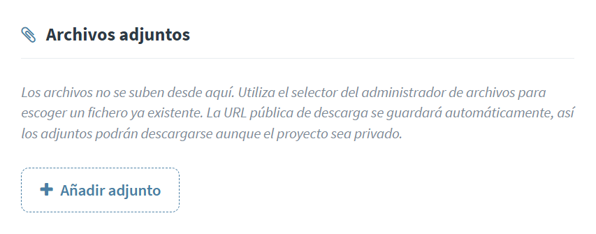Figura 61: Archivos adjuntos